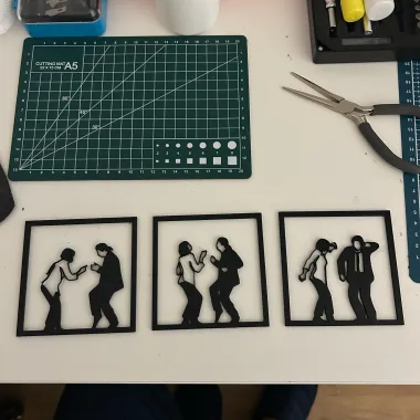 PULP FICTION DANCE - Wall Decoration-0