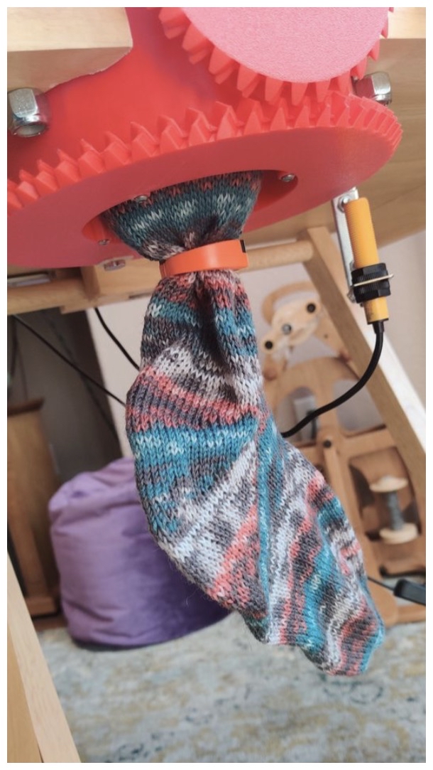 Circular Sock Knitting Machine For My MOM and YOU! V2! With Ribber