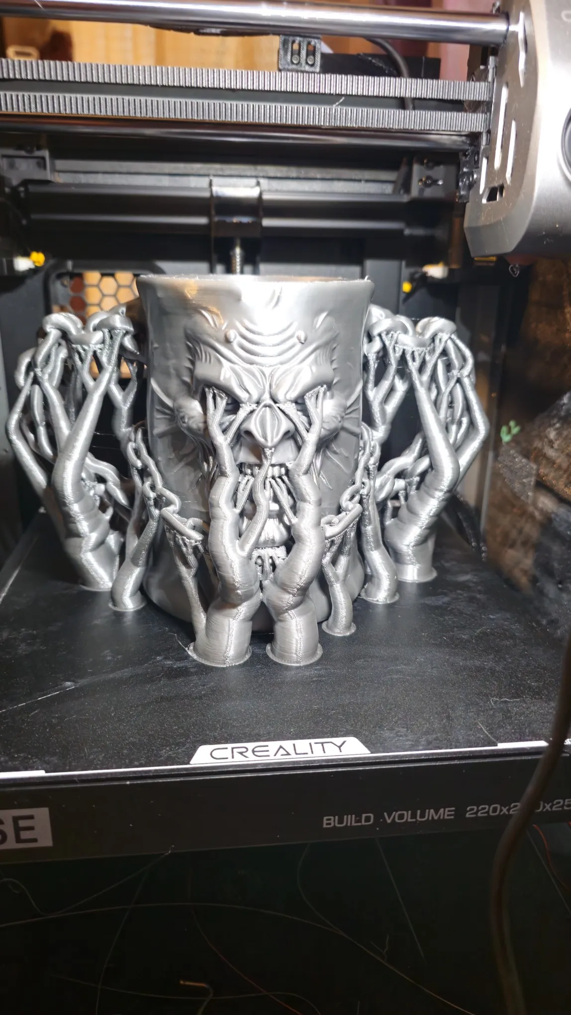 Iron Maiden inspired cup holder-0