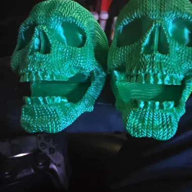 Knitted Skull Fridge Magnets-0