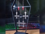 Gothic Coffin Earring Holder - Porta Aretes-2