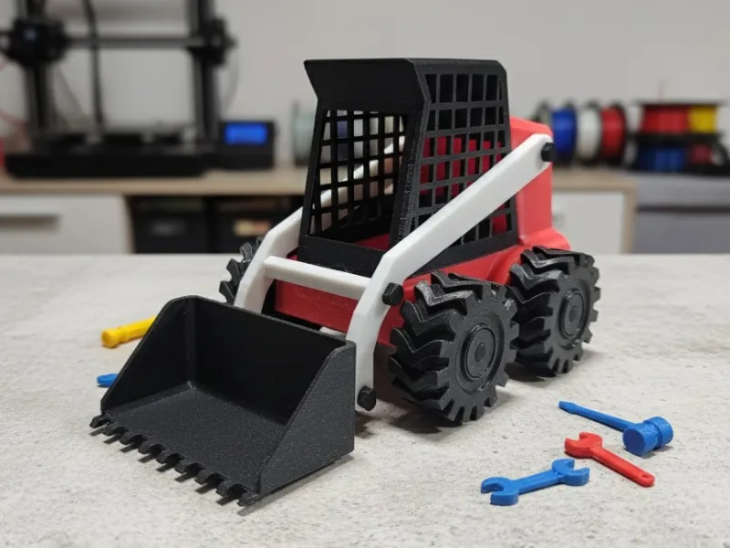 Skid-steer loader (Easy print - NO SUPPORTS)