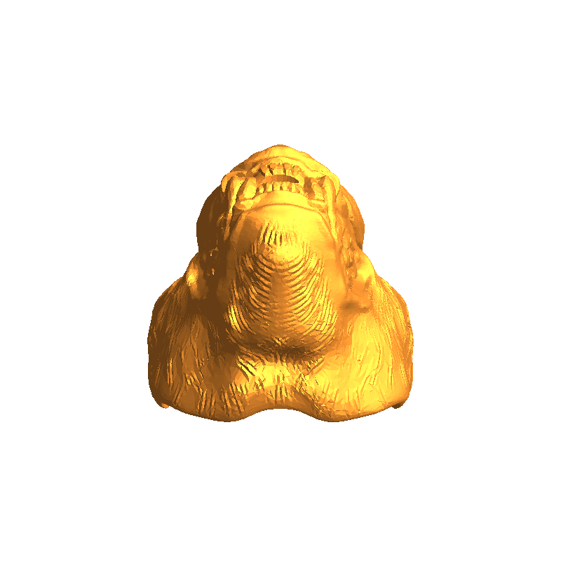 Mandrill Mask 3D Model STL File