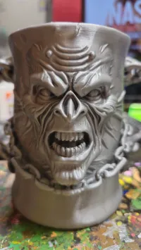 Iron Maiden inspired cup holder-1