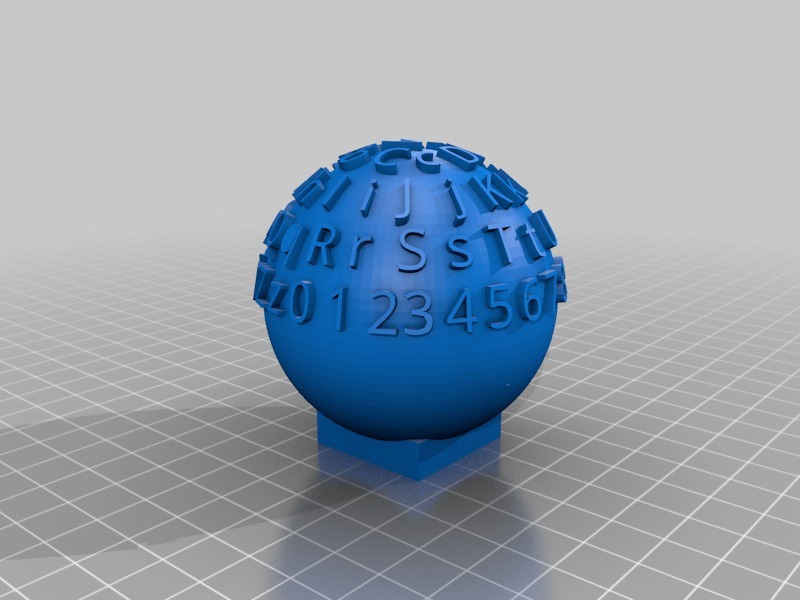 Spherical Font Samplers