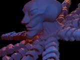 articulated octopus with alien face-5