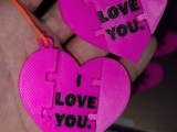 heart keychain (llavero de corazón retractil)-2
