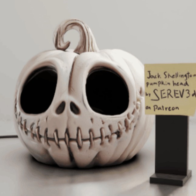 Jack Skellington Pumpkin 2025 update