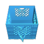 Milk Crate Stackable 175%