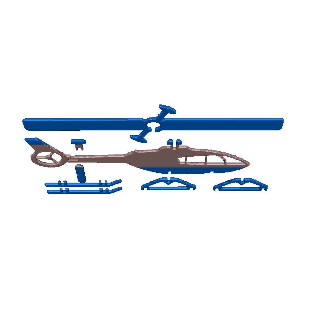 DIY helicopter 3D models download Creality Cloud