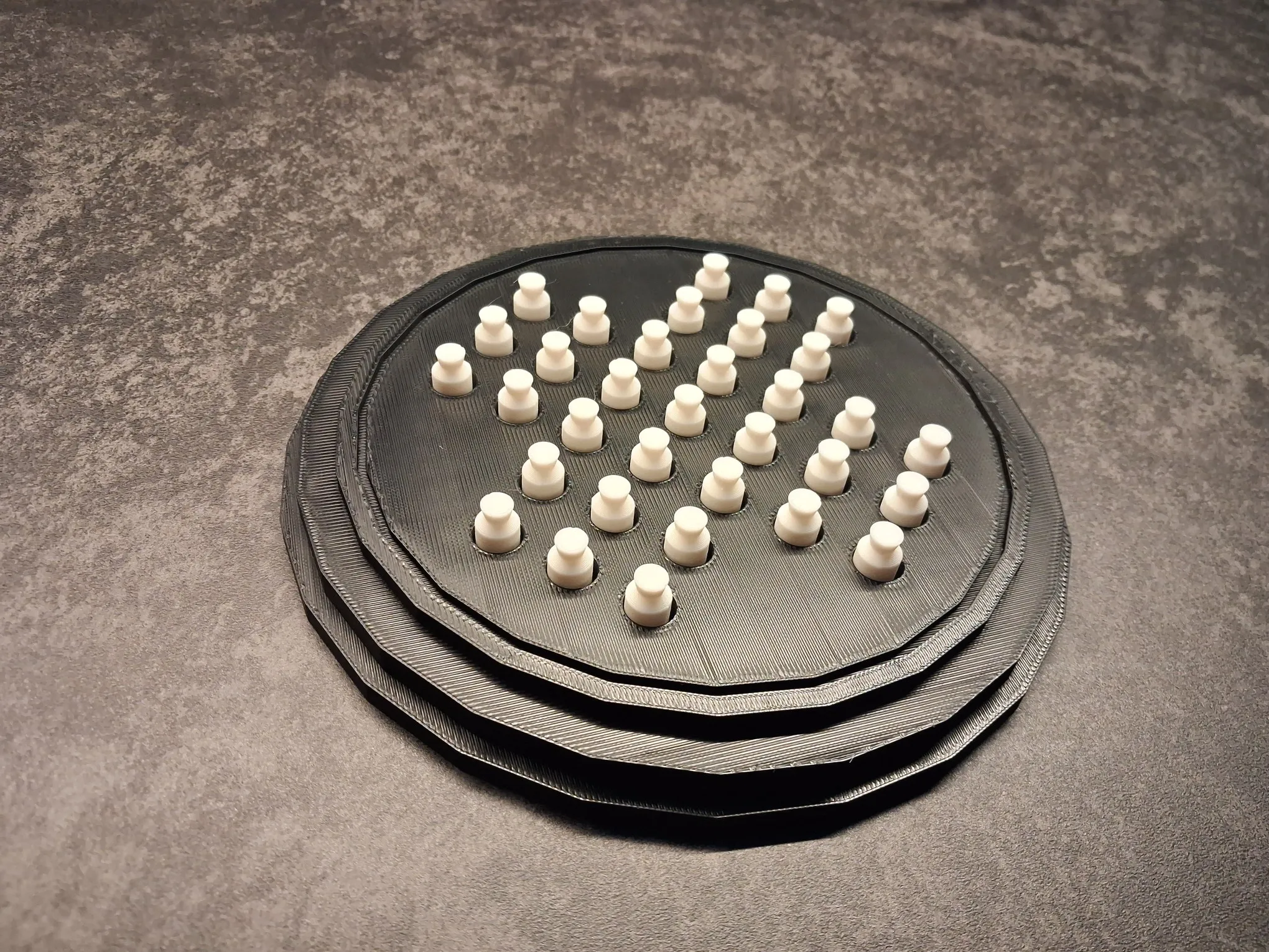 Peg Solitaire (also known as Marble Solitaire)-0