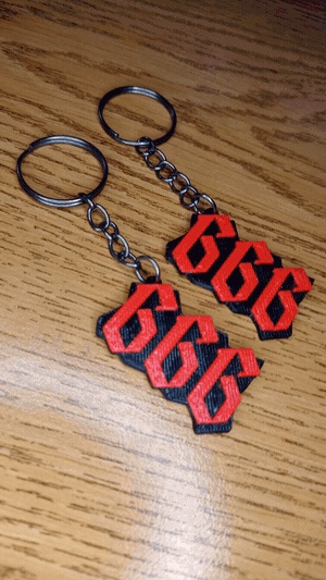 666 KEYCHAIN