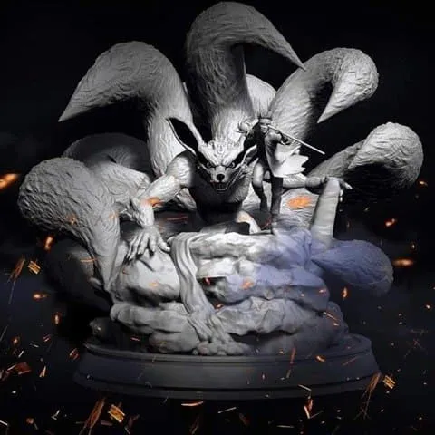 Naruto and Kurama