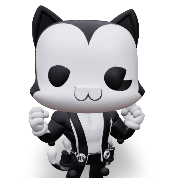 fortnite Black cat chibis