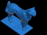 low poly puma-1