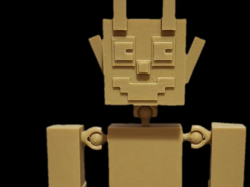 Figura Articolata del Diavolo di Minecraft
