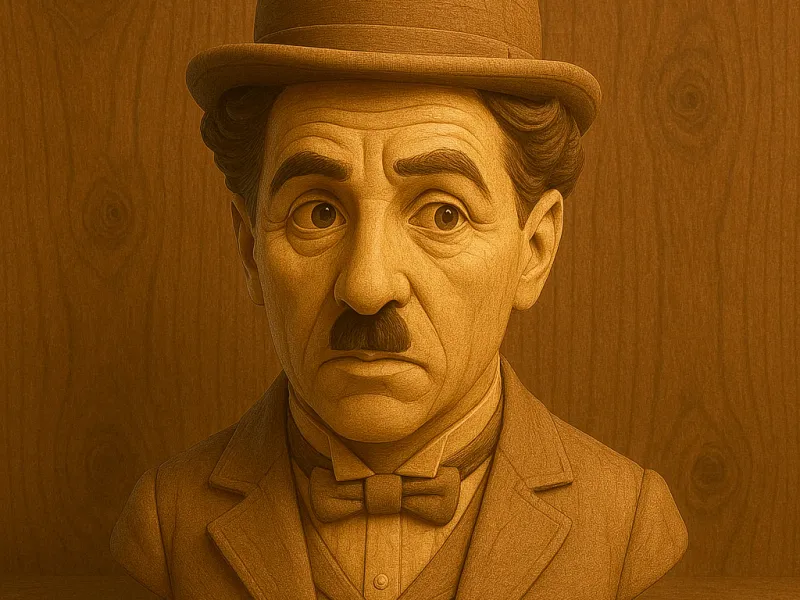 Charlie Chaplin bust Film