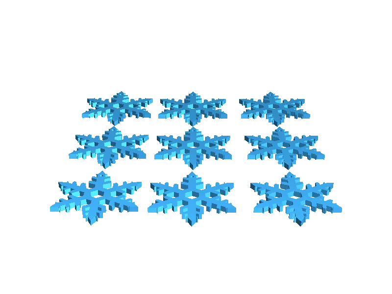Fiocco di neve X9