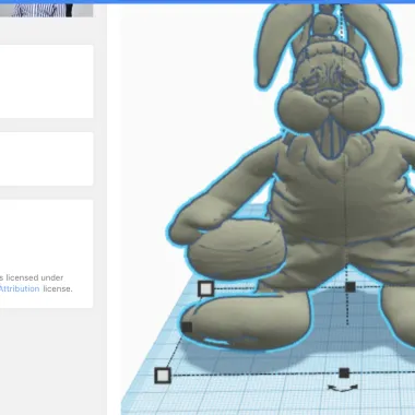 Rabbit on a ruble-1
