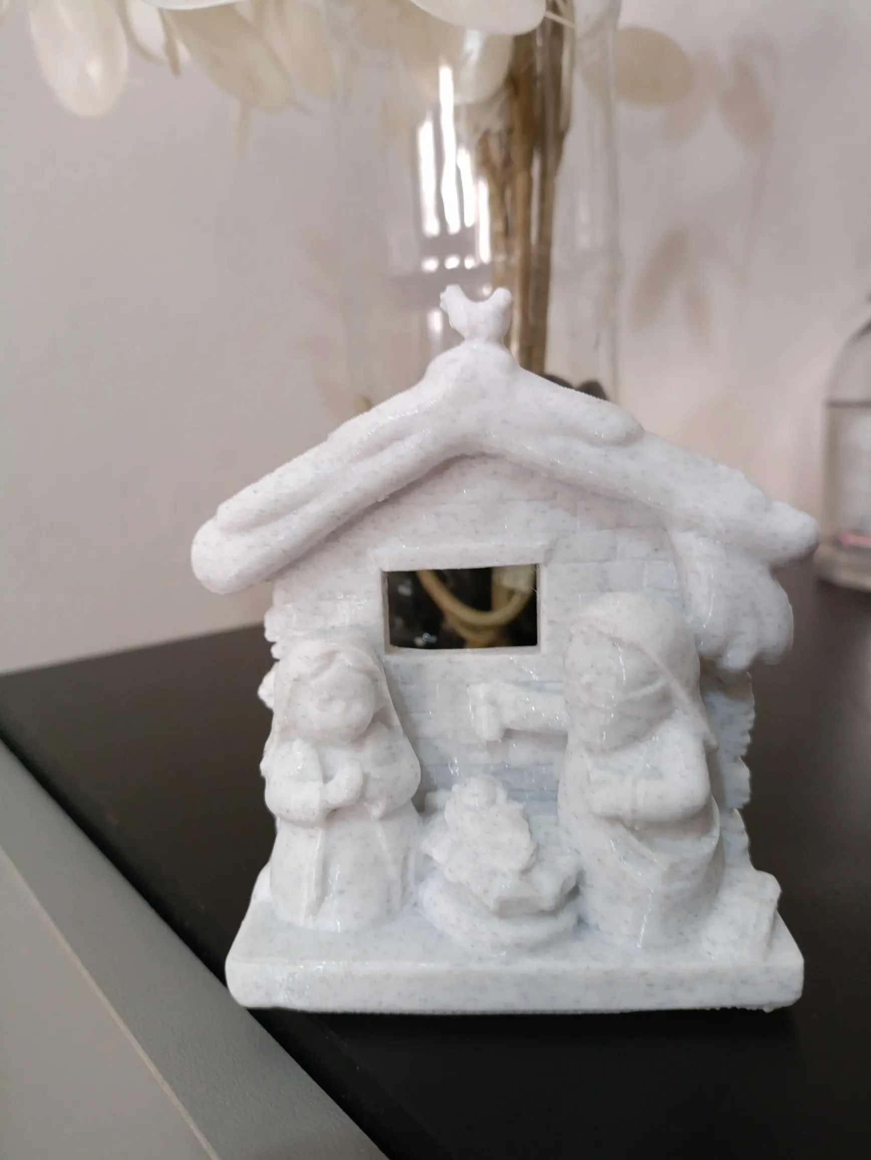 Cute Christmas Manger Decoration-1