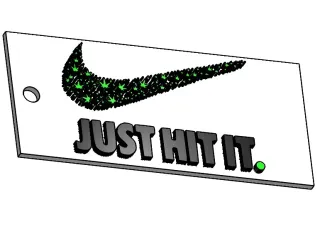 Nike Weed Keychain
