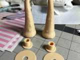 Lumpy Horns with Foam Inserts and Washer-0