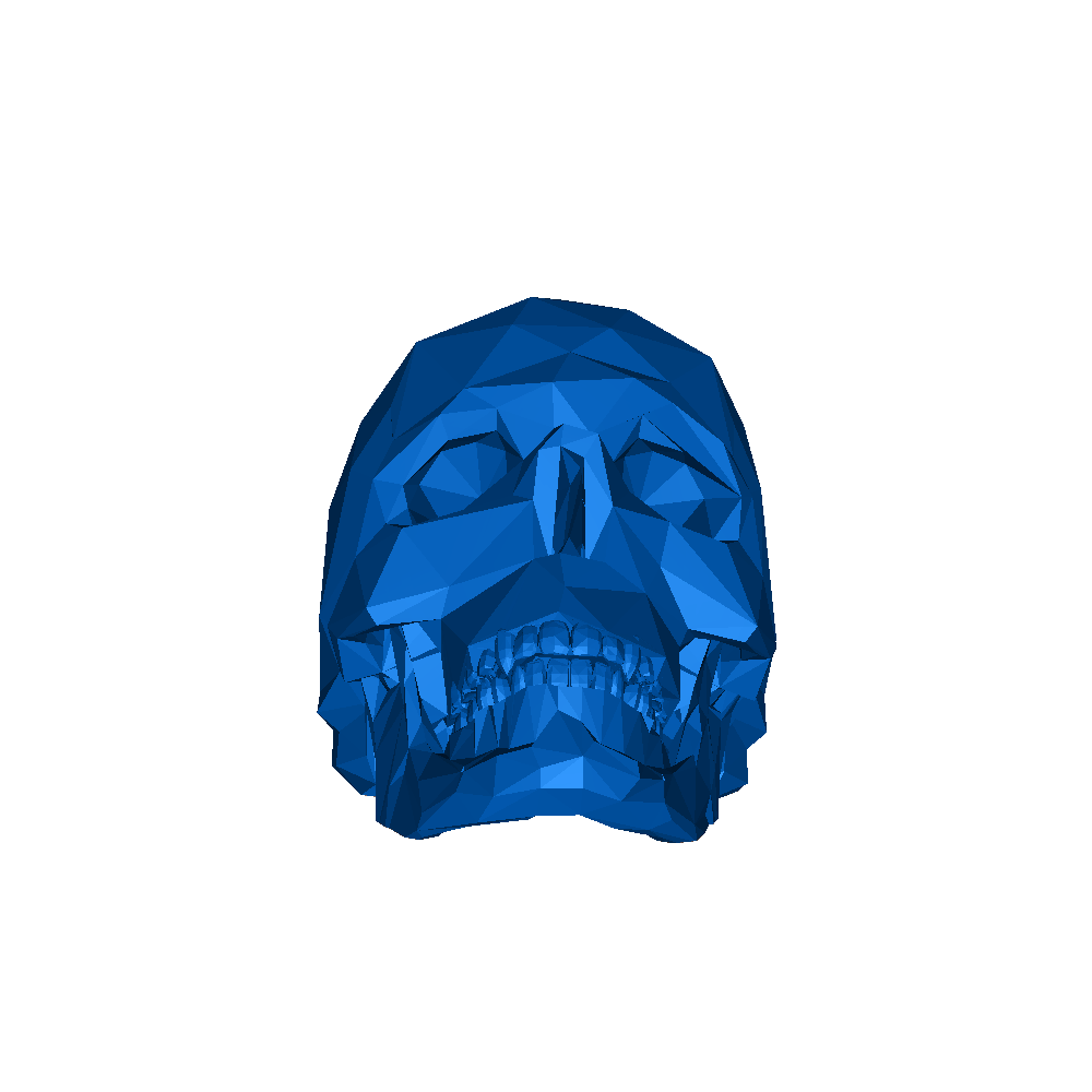 Low Poly Skull | 3D models download | Creality Cloud