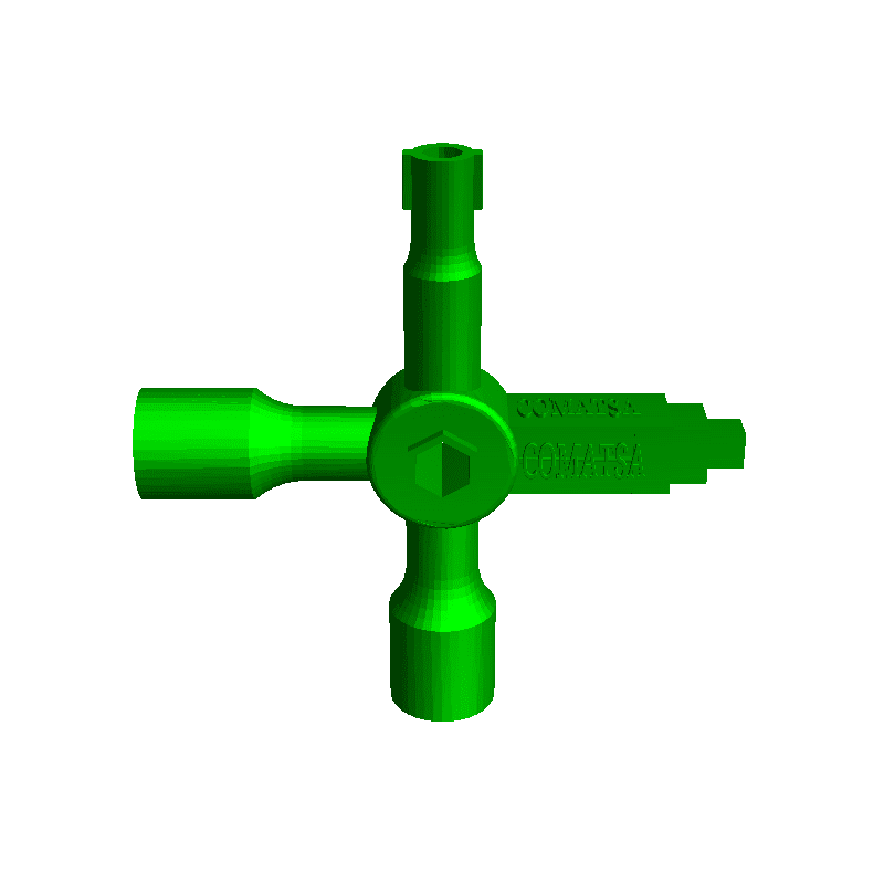 llave comat gabinete | 3D models download | Creality Cloud