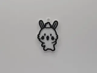 Cute Rabbit - Bunny Keychain #1