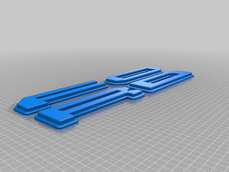Ford raptor style grill letters