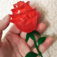 Rose Flower 3D Model for 3D Printing-1