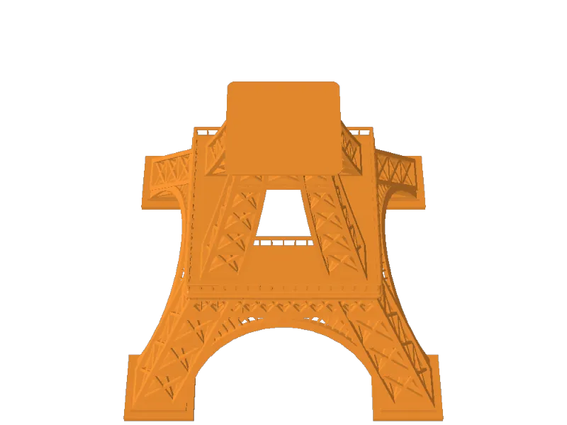 eifel tower bottom half