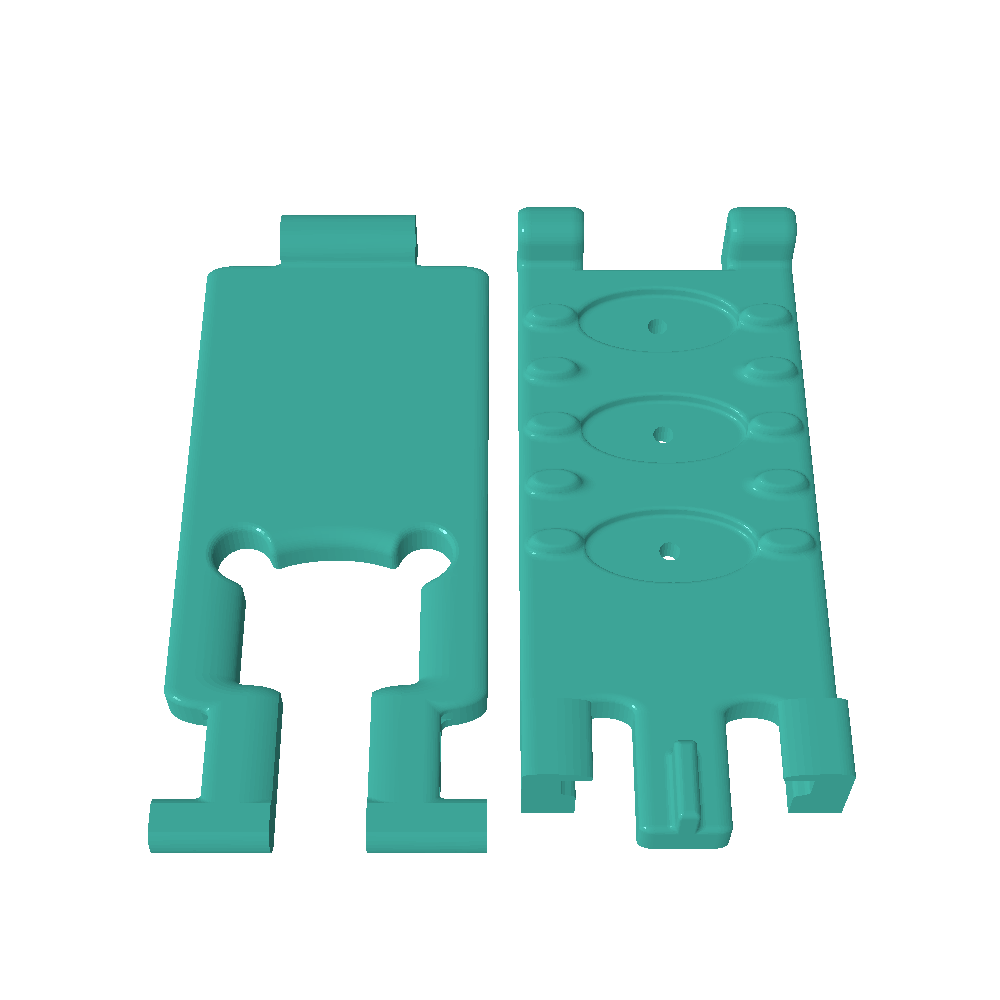 wide molle clip by mussy 3D models download Creality Cloud