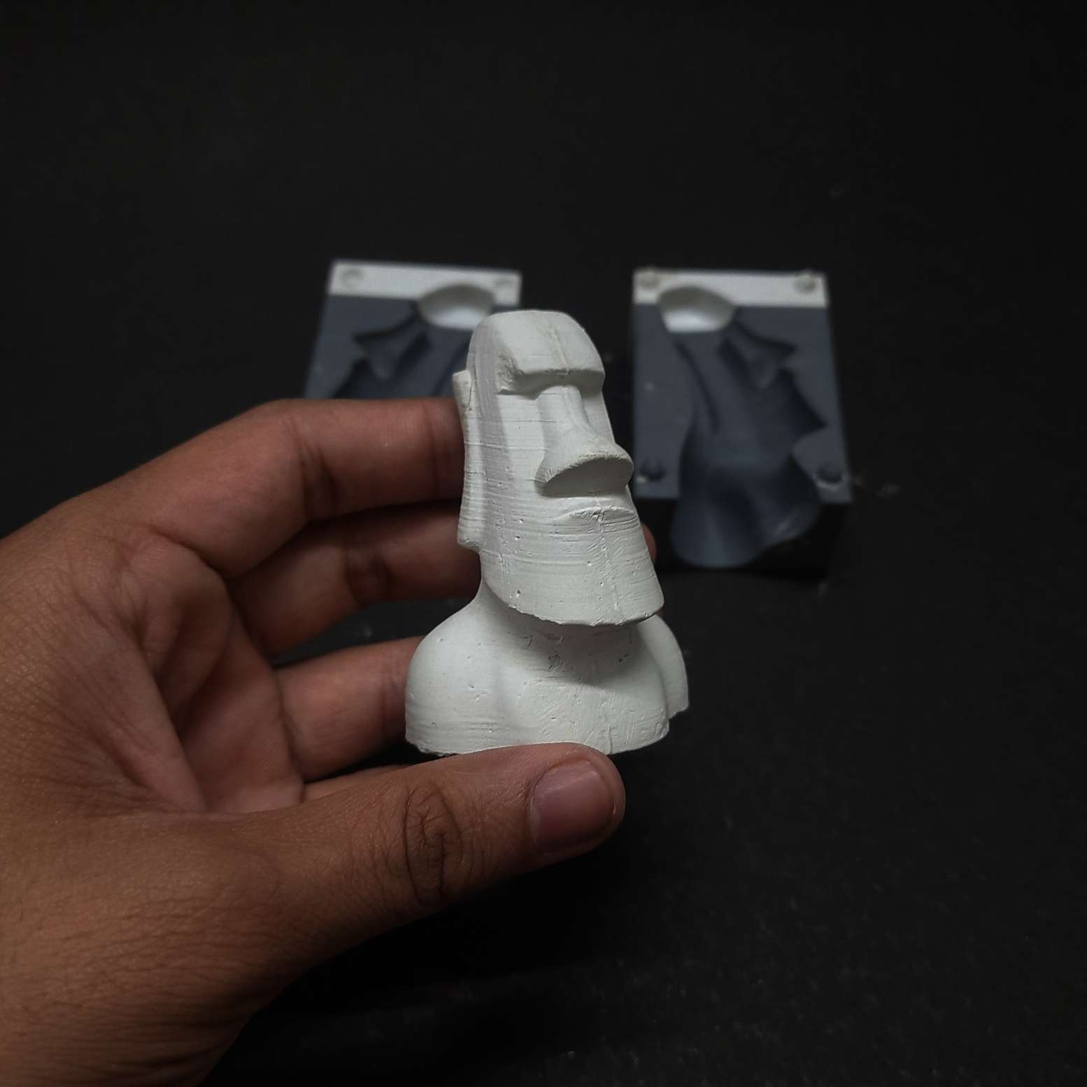 Mold of Moai Statue(Sigma Male meme)