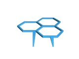 Hexagonal Trellis - FLAT Print-0