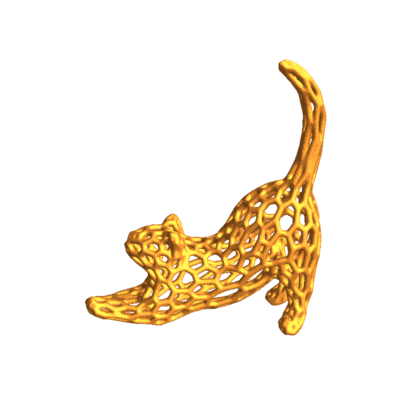 Voronoi Cat stretch