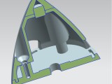 Кок для 3-х лопастного винта, 3-Blade Fiber Spinner RC 50 mm-1