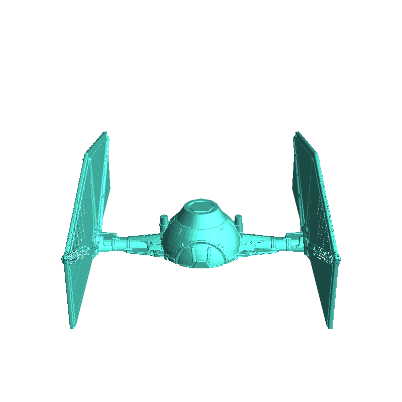 Tie fighter eleje