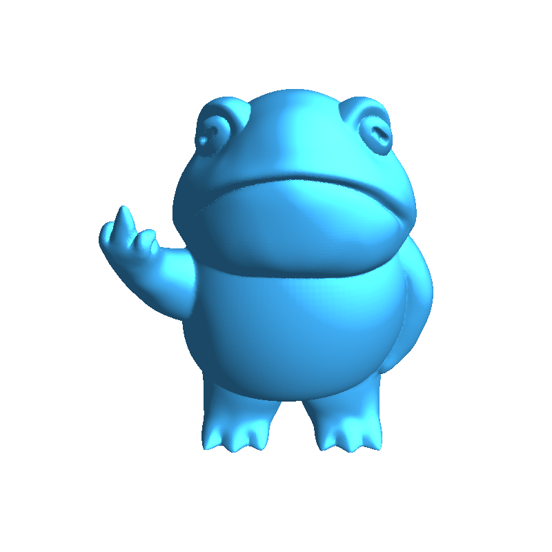 Frog Middlefinger (1)