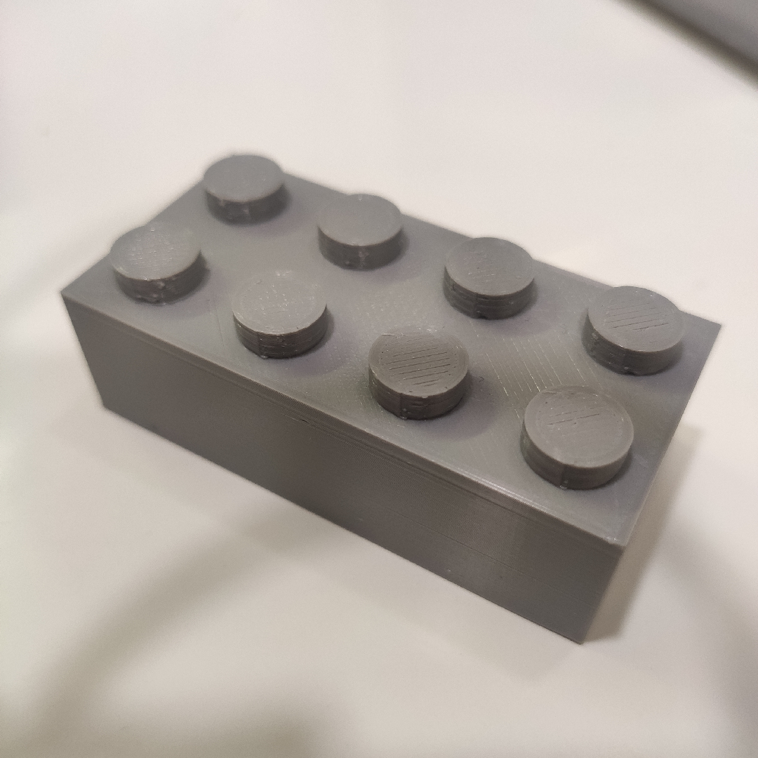 Lego Brick WITHOUT LOGO life size