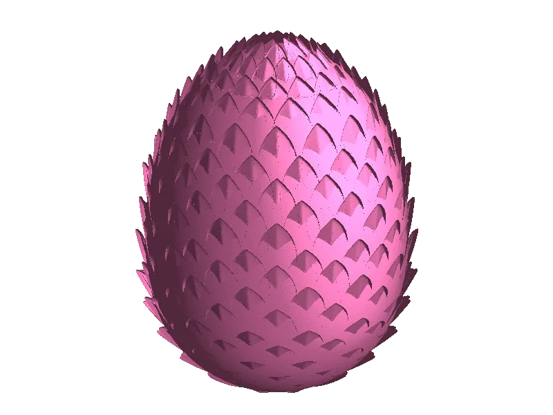 Huevo de dragon de prusa 3d site original y low poly