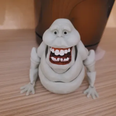 FLEXI PRINT-IN-PLACE SLIMER FROM GHOSTBUSTERS FANART-0