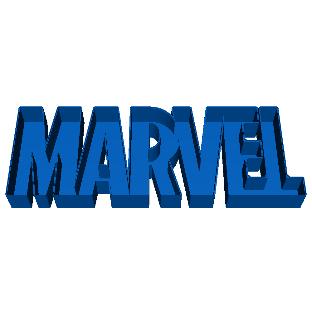 Marvel Buchstaben Lampe