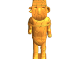 Statua di Arumbaya da tintin e l'orecchio spaccato-0