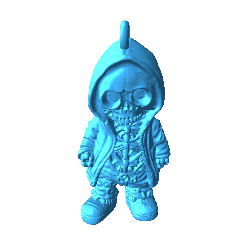Skeleton Hoodie Keychain - Lifestyle - PLA - 3D printed product - фото 20
