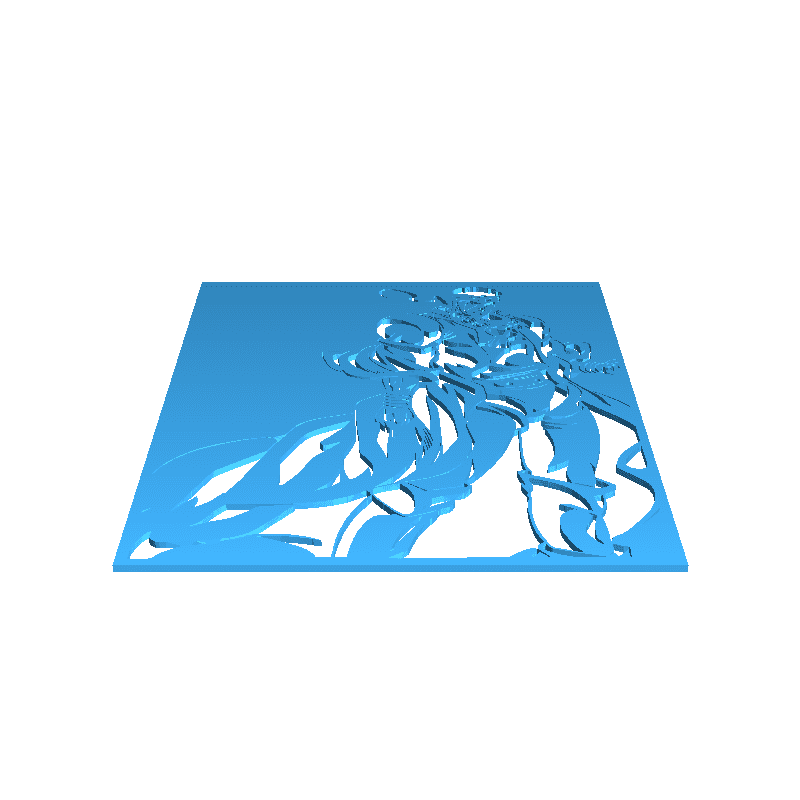 Muhammad Avdol stencil
