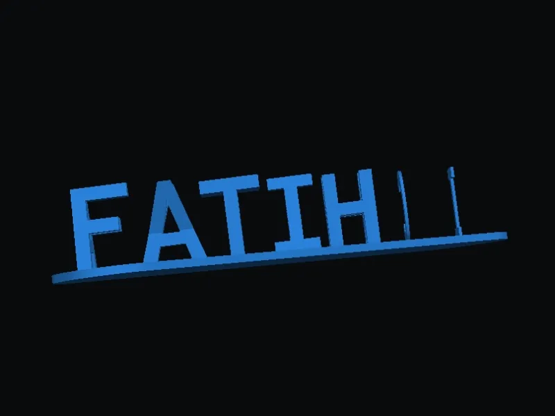 Fatih Ayrancı Ambigram
