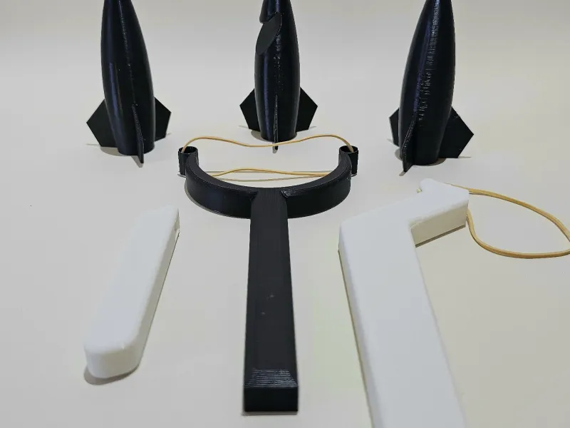 Model Rocket Slingshot Launcher