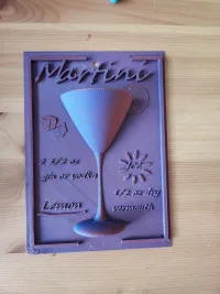 Cocktail 3D Wall Art Decor-3