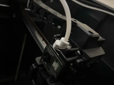 K2 Plus Extruder Bowden tube protector/fix-0